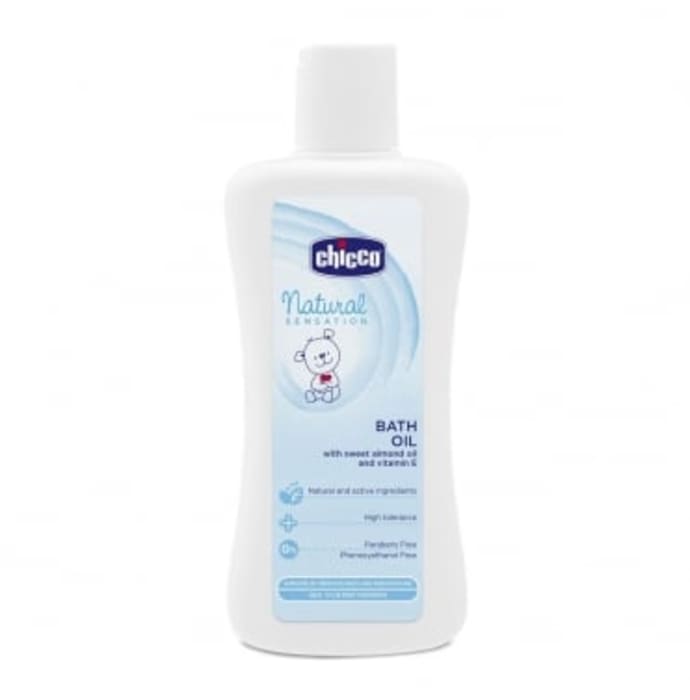 Chicco natural sensation baby bath oil